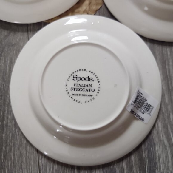 2 Cups & 4 Saucers Spode Steccato Collection Teacup & Saucer Set, Stripe Cobalt - Picture 15 of 15